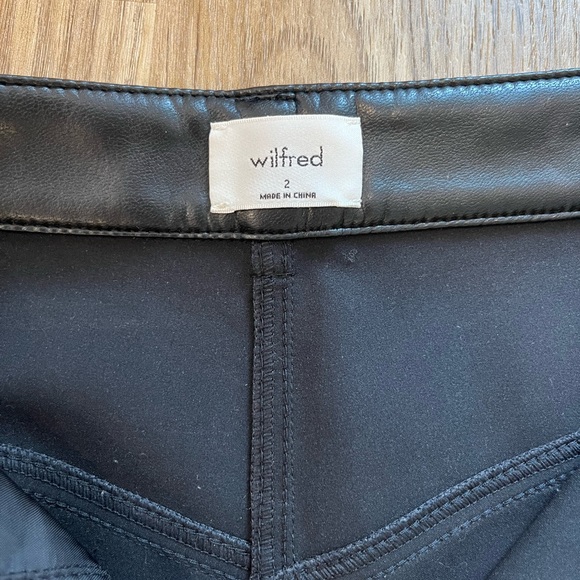 Wilfred Rebel Leather Pants - Picture 4 of 4